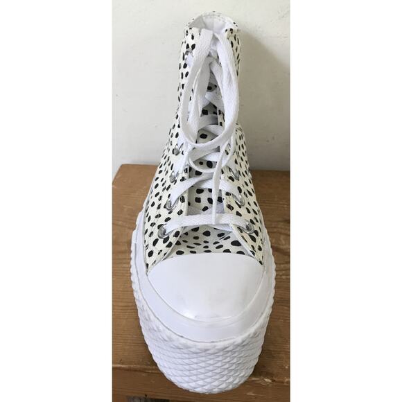 Converse All Star Chuck Taylor 572232 Polka Dot Lift Platform Sneakers Shoes 6.5 - Picture 6 of 8